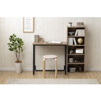 アイリスオーヤマ アイアンウッドデスク ブラック/アッシュブラウン IWD-790 1台