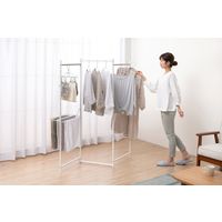 アイリスオーヤマ 折りたたみ物干し　３連タイプ　ホワイト OTM-150 1台（直送品）
