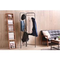 アイリスオーヤマ スタイルハンガー 折りたたみタイプ ブラック PI-O150 1台