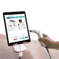 ビジコム 1次元バーコードリーダー 黒 BC-BR1000U-B 1台