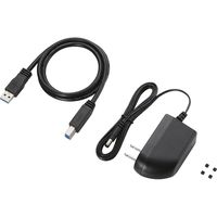 HDD 外付け SeeQVault USB3.2(Gen1) 2TB ブラック ELD-QEN2020UBK エレコム 1個（直送品）