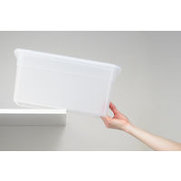 サンカ オンボックス  収納 ボックス L クリア NOB-LCL 1セット（4個:1個×4）