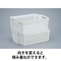 伊藤忠リーテイルリンク スタッキング バスケット 収納 ボックス A4サイズ対応 中 SB14121 1セット（4個:1個×4）