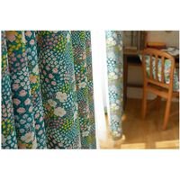 スミノエ デザインライフ カーテン オハナバタケ V1321 1000×1780mm ミックス 4549781250489 1枚（直送品）