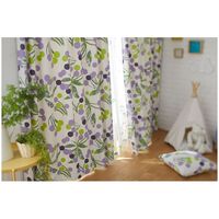 スミノエ デザインライフ カーテン ポポロ V1336 1000×1780mm パープル 4549781250939 1枚（直送品）