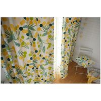 スミノエ デザインライフ カーテン ポポロ V1335 1000×1780mm イエロー 4549781250908 1枚（直送品）