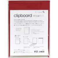 山櫻 クリップボードA5 ルージュ 351382 1冊（直送品）