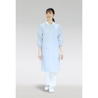 住商モンブラン 男女兼用 袖付エプロン サックス 84-303 1枚