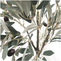 ササガワ フェイクグリーン・人工観葉植物 オリーブ Mサイズ 32-8713 1個（直送品）