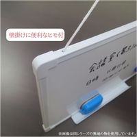 サンケーキコム 樹脂枠ホワイトボード W440×H330mm 無地 縦横 WBー4433 1枚
