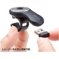 ワイヤレスマウス　無線　5ボタン　超小型サイズ　IR LED　MA-RING2BK　サンワサプライ　1個