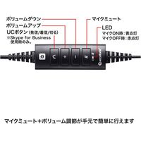 サンワサプライ ノイズキャンセリングマイク付きUSBヘッドセット MM-HSU13PRO 1個