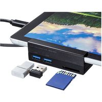 サンワサプライ タブレット用USB Type-Cハブ USB-3TCH28BK 1個（直送品）