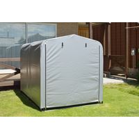 SANKA(サンカ) 簡易万能ガレージ大（PVC）　シルバー BG-PVC03 1台（直送品）