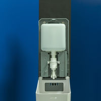 クレセル アルコールオートディスペンサー スタンド式自動手指消毒器 紫外線殺菌灯付 業務用 EAD-1000 3台