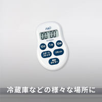 エー・アンド・デイ デジタルタイマー AD5706WH≪タイマー設定範囲:最大99分50秒 マグネット付≫ AD-5706WH 1台