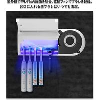Tarutaru-ga 歯ブラシ除菌器ファン付き壁掛け型 ts-005 1台（直送品）