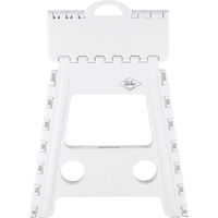 不二貿易 フォールディングステップスツール H39cm WH 86076 1個