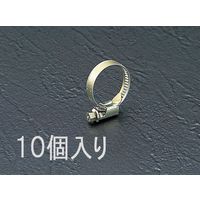エスコ 12ー 22mm ホースクランプ(10個) EA463A-20 1セット(100個:10個×10袋)（直送品）