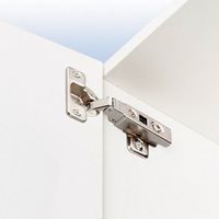 エスコ 35mmカップ ワンタッチスライド丁番(半かぶせ/2個) EA951CZ-352 1セット(20個:2個×10セット)（直送品）