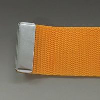 エスコ 38mm 先端止め金具(スチール製/5個) EA628RR-738 1セット(200個:5個×40袋)（直送品）