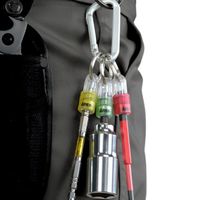 エスコ 電ドルソケットホルダー(レッド) EA611KA-53 1セット(10セット:1セット×10個)（直送品）