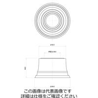 エスコ 40・50用 流し台用ホース防臭カバー EA468LB-16 1セット(15本:1本×15個)（直送品）