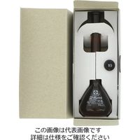 柴田科学 メスフラスコ 茶 スーパーグレード 25mL 020070-25 1個（直送品）