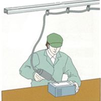 エスコ 8.0kg ランナー・リング付(30mmレール) EA970EE-2 1セット(30個)（直送品）