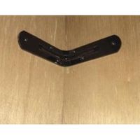 エスコ 120x120x25mm 補強金具(スチール製/白) EA951EB-503 1セット(15個)（直送品）