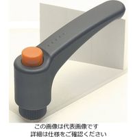 エスコ M12 雌ねじクランプレバー(操作レバー付) EA948CC-110 1セット(10個)（直送品）