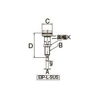 エスコ M12x20mm[シングルナット]インデックスプランジャー/樹脂製 EA948DD-102 1セット(4個)（直送品）