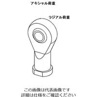 エスコ M14xP 2.0 ロッドエンド(雌ねじ) EA966DZ-7 1セット(4個)（直送品）