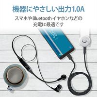 USB充電器 コンセント USB-A×1 1.0A出力 スマホ充電 ホワイトフェイス MPA-ACU07WF エレコム 1個