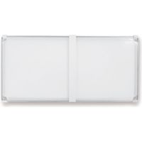 アスカ 折りたたみ透明パーテーション 小 VGP60 1個 幅575×奥行285×高さ605mm 折りたたみ 三面デスクパネル コンパクト
