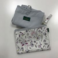 ミントン ハドンホールホールグレー、折りたたみバッグ（ポーチ付き）、グレー色 JL1212_GR 1個 川島織物セルコン（直送品）