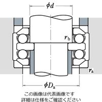 日本精工 複式スラスト玉軸受(調心座金付き) 54214U 1個（直送品）