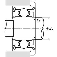 日本精工 フランジ付き小径玉軸受(単列深溝玉軸受) F604ZZ 1セット(10個)（直送品）