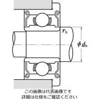 日本精工 フランジ付き小径玉軸受(単列深溝玉軸受) F683ZZ 1セット(15個)（直送品）