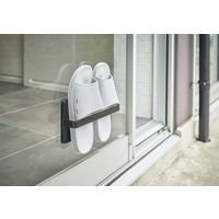 tower（タワー） ツーウェイベランダスリッパラック ブラック 1個 山崎実業