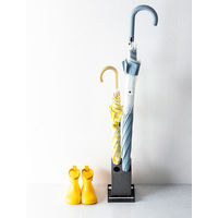 karari（カラリ） 珪藻土 アンブレラスタンド 4本用斜め ブラック 傘立て 1個 アネスティカンパニー