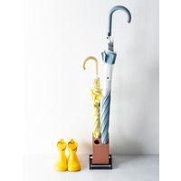 karari（カラリ） 珪藻土 アンブレラスタンド 4本用斜め ブラウン 傘立て 1個 アネスティカンパニー