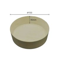 パックスタイル ファルカタ丸155ーH45 本体 300枚(25×12) 650636 1ケース(300枚入(25枚×12袋))（直送品）