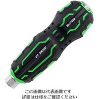 エスコ 121mm [差替式]ドライバーハンドル EA584AG-22 1セット(4本)（直送品）