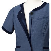 フォーク nuovo オーバーブラウスFB71381 ネイビー 17号 FB71381-7-17（直送品）