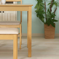 不二貿易 モルト ダイニングテーブル 幅1200×奥行750×高さ720mm 98814 1台（直送品）