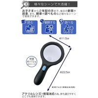 コモライフ 明るい10灯LED付拡大鏡 390074 1個（直送品）