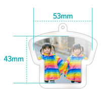 エレコム なまえラベル/キーホルダー/Tーシャツ型 EDT-NMKH4 1袋（2セット入）（直送品）