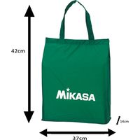 ミカサ レジャーバッグ ・エコバッグ(全11色展開)ダークグリーン BA-21 DG 1セット(6枚)（直送品）