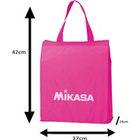 ミカサ レジャーバッグ ・エコバッグ(全11色展開)ピンク BA-21 P 1セット(6枚)（直送品）
